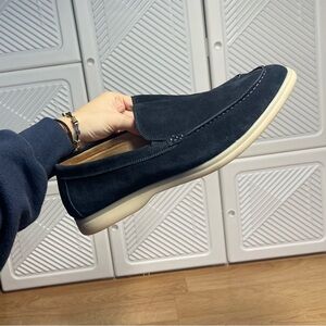 Vintage Foundry CO. Men’s 13 loafers 
Navy blue